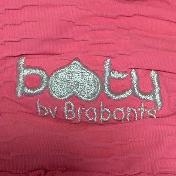 Booty by Brabants Women's Pink Mid Rise Pull On Athletic Yoga Leggings Size S - Picture 4 of 5